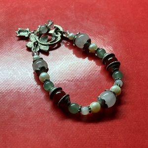 Boho stone bracelet
